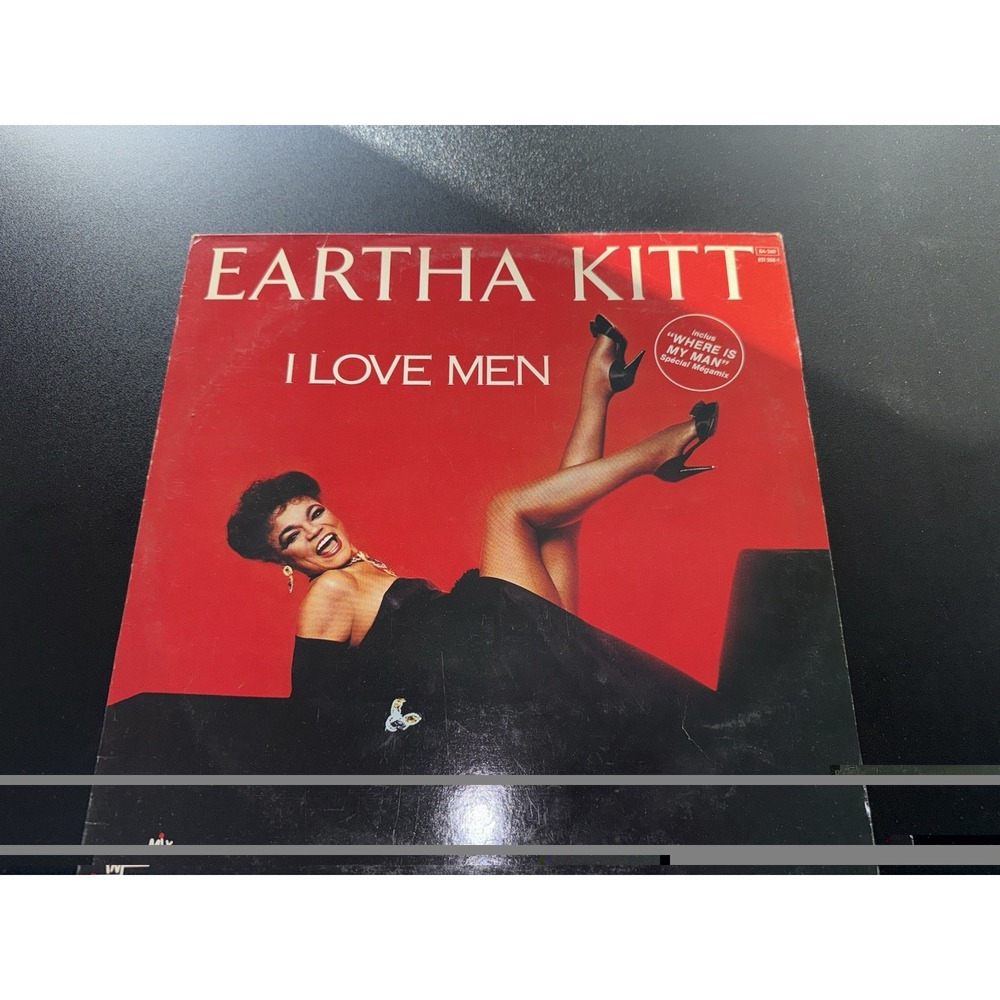 1984 Eartha Kitt I Love Men LP Vinyl Sunnyview Dance Special Megamix